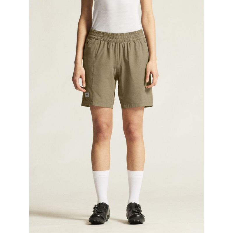 CRAFT ŽENSKE KOLESARSKE KRATKE HLAČE S SNEMLJIVO PODLOŽKO CORE EVERYDAY SHORTS W PAD W TEMNO BEŽ RAW