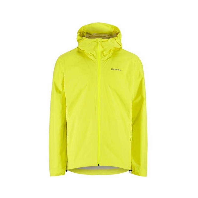 CRAFT MOŠKA VODOODPORNA JAKNA CORE HYDRO JKT NEON RUMENA FLUMINO