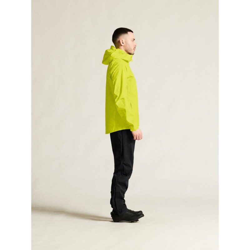 CRAFT MOŠKA VODOODPORNA JAKNA CORE HYDRO JKT NEON RUMENA FLUMINO
