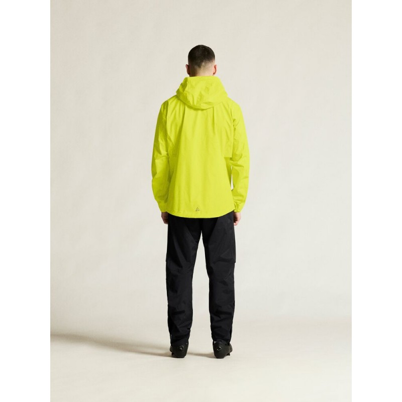 CRAFT MOŠKA VODOODPORNA JAKNA CORE HYDRO JKT NEON RUMENA FLUMINO