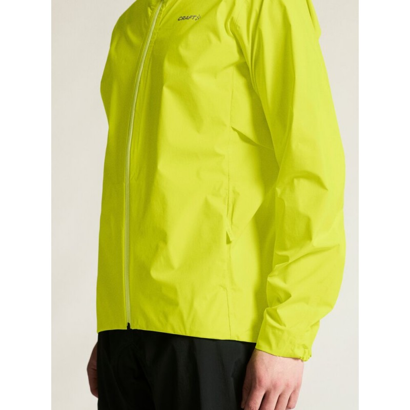 CRAFT MOŠKA VODOODPORNA JAKNA CORE HYDRO JKT NEON RUMENA FLUMINO