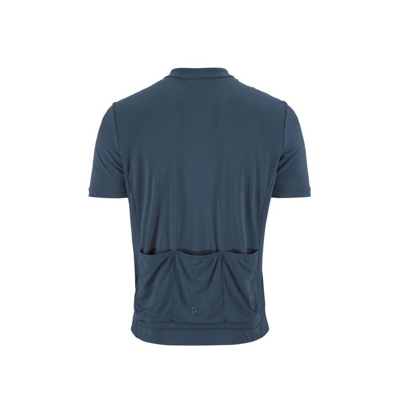 CRAFT MOŠKA KOLESARSKA MAJICA S KRATKIMI ROKAVI Z ZADRGO CORE EVERYDAY SS JERSEY TEMNO MODRA NORTH