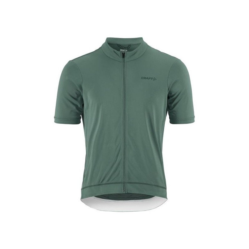 CRAFT MOŠKA KOLESARSKA MAJICA S KRATKIMI ROKAVI Z ZADRGO CORE EVERYDAY SS JERSEY ZELENA ATLANTIC