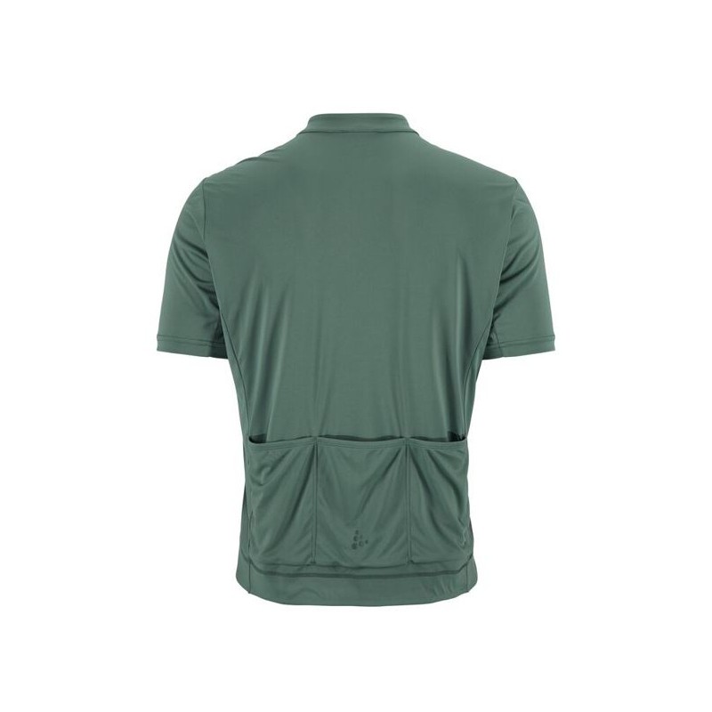 CRAFT MOŠKA KOLESARSKA MAJICA S KRATKIMI ROKAVI Z ZADRGO CORE EVERYDAY SS JERSEY ZELENA ATLANTIC