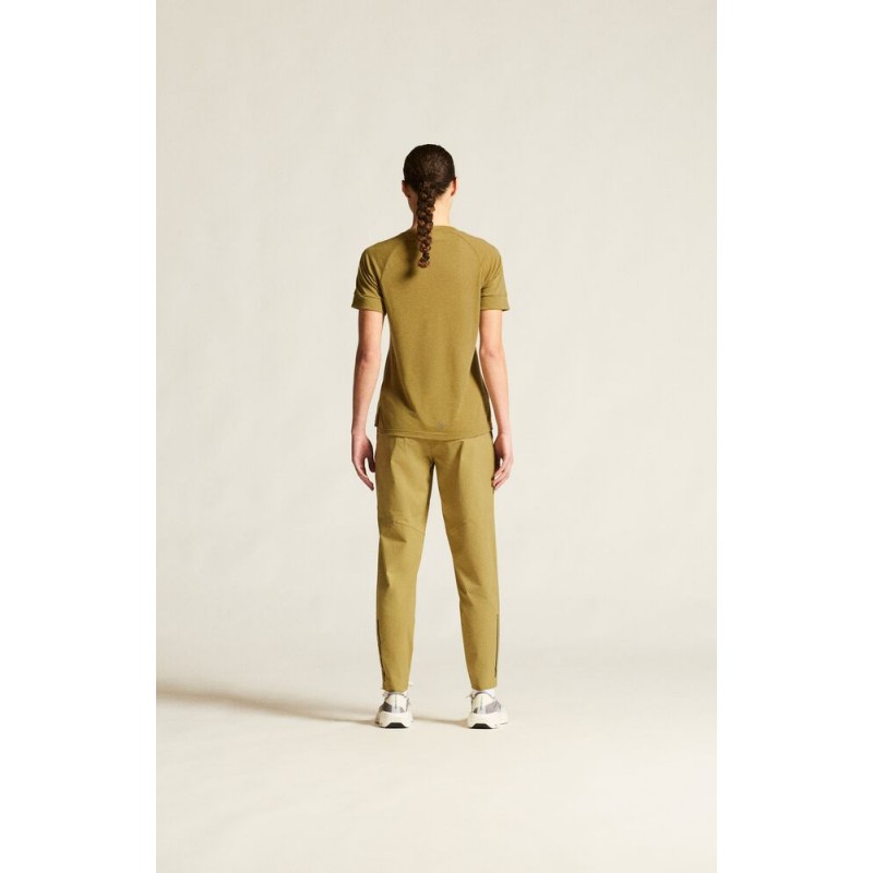 CRAFT ŽENSKE TEHNIČNE TANKE TRENING HLAČE ADV ESSENCE TRAINING PANTS 3 TEMNO RUMENA KHAKI