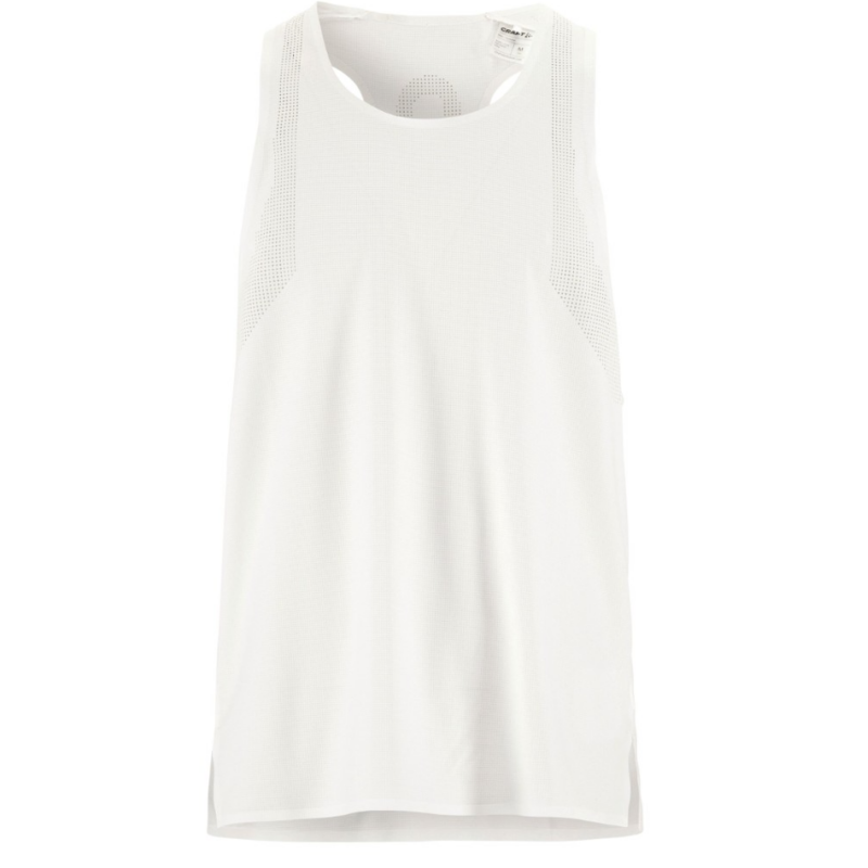 CRAFT MOŠKA TEKMOVALNA MAJICA BREZ ROKAVOV PRO RACE DAY SINGLET 2 BELA WHITE