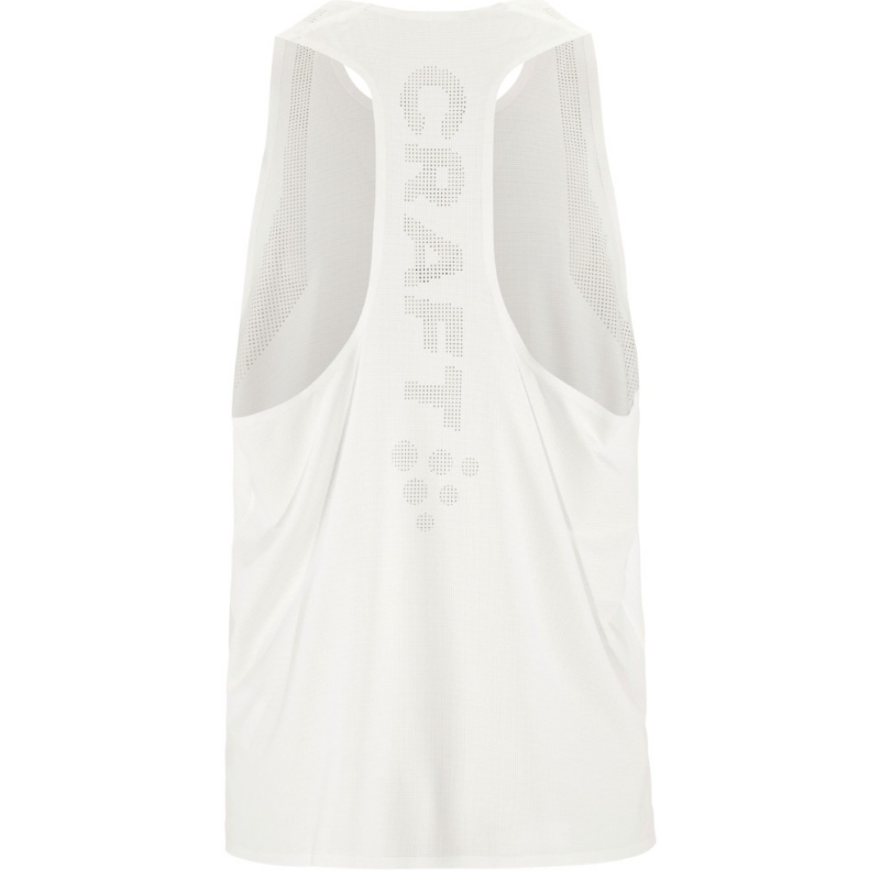 CRAFT MOŠKA TEKMOVALNA MAJICA BREZ ROKAVOV PRO RACE DAY SINGLET 2 BELA WHITE