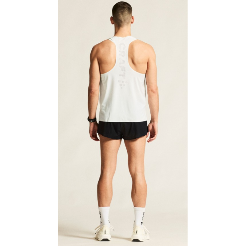 CRAFT MOŠKA TEKMOVALNA MAJICA BREZ ROKAVOV PRO RACE DAY SINGLET 2 BELA WHITE