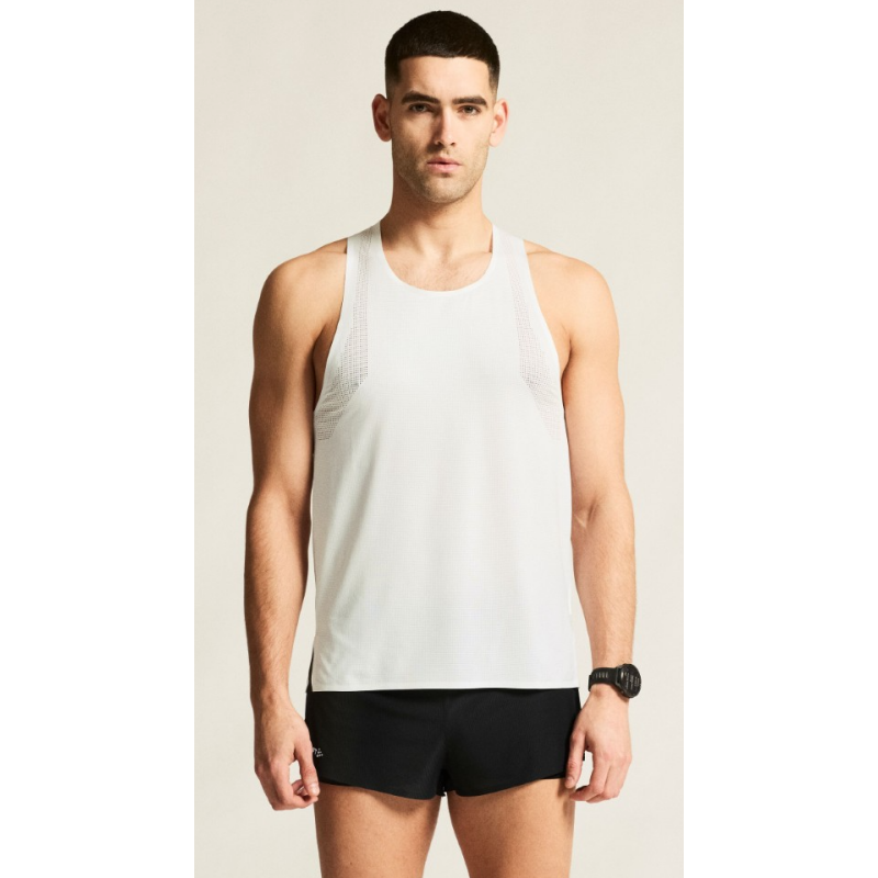 CRAFT MOŠKA TEKMOVALNA MAJICA BREZ ROKAVOV PRO RACE DAY SINGLET 2 BELA WHITE