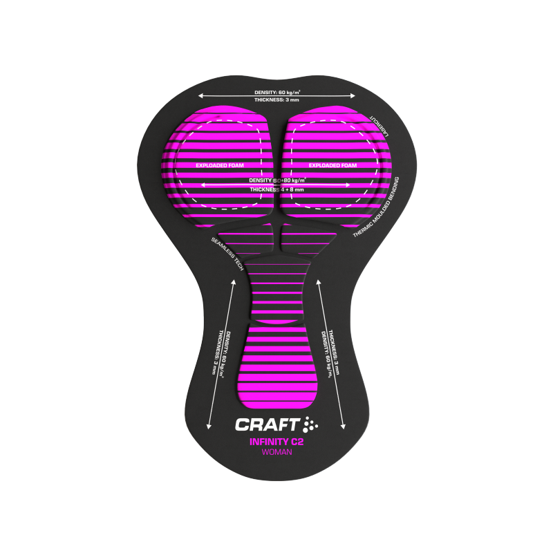 CRAFT ŽENSKE KOLESARSKE HLAČE Z NARAMNICAMI ADV AERO BIB SHORTS BLACK - C2