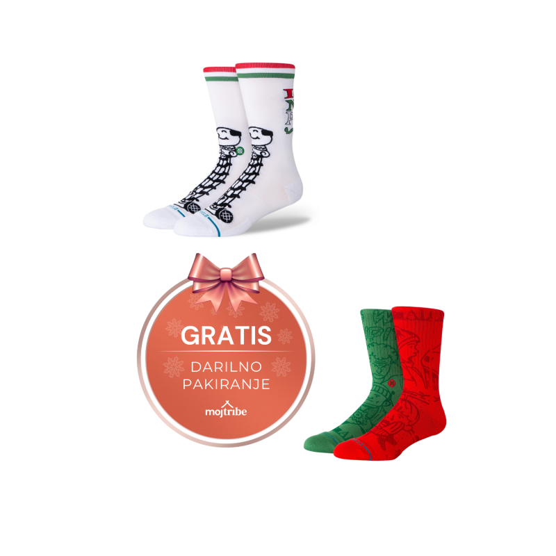 Stance Sam doma paket crew nogavic, darilno pakiranje