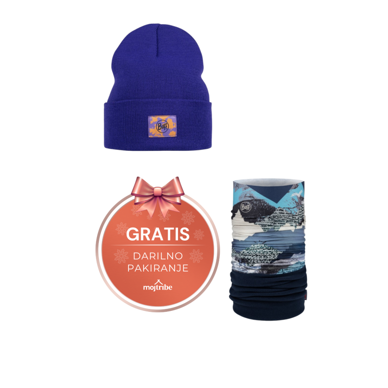 Otroški BUFF® multišport paket polar tuba in pletena kapa, darilno pakiranje