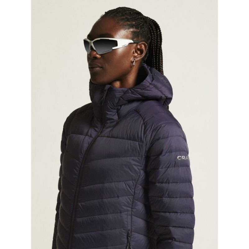 CRAFT ŽENSKA LAHKA PUHOVKA IZ PRAVEGA PUHA ADV EXPLORE LIGHT DOWN JACKET TEMNO VIJOLIČNA DK PLUM