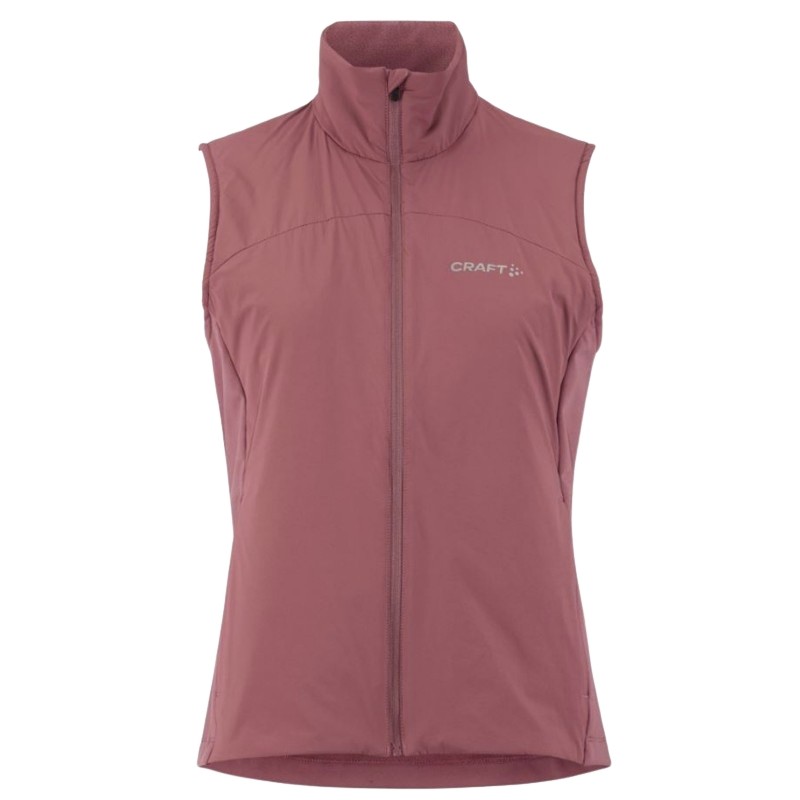 CRAFT ŽENSKI FUNKCIONALEN BREZROKAVNIK ADV ESSENCE WARM VEST 2 PUDRASTO ROZA ROSE BROWN