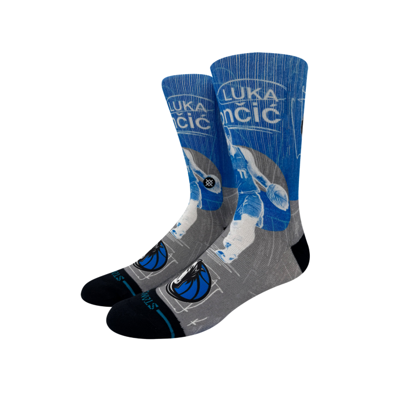 STANCE NOGAVICE PASTED LUKA DONČIĆ BLUE CREW NBA