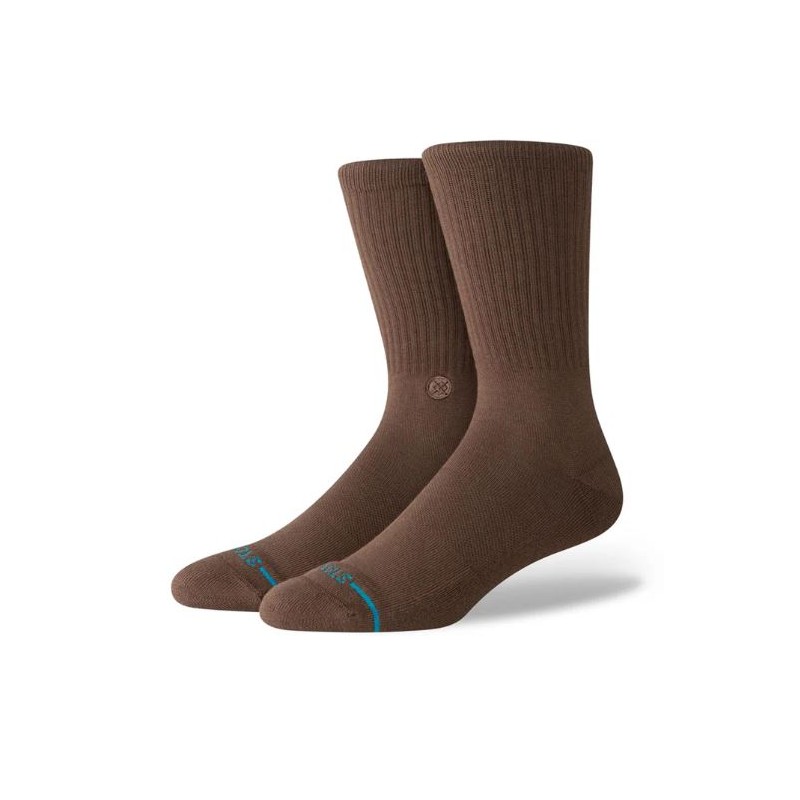 STANCE NOGAVICE ICON CREW BROWN