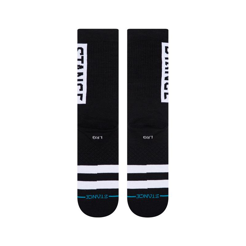 stance nogavice og crew black
