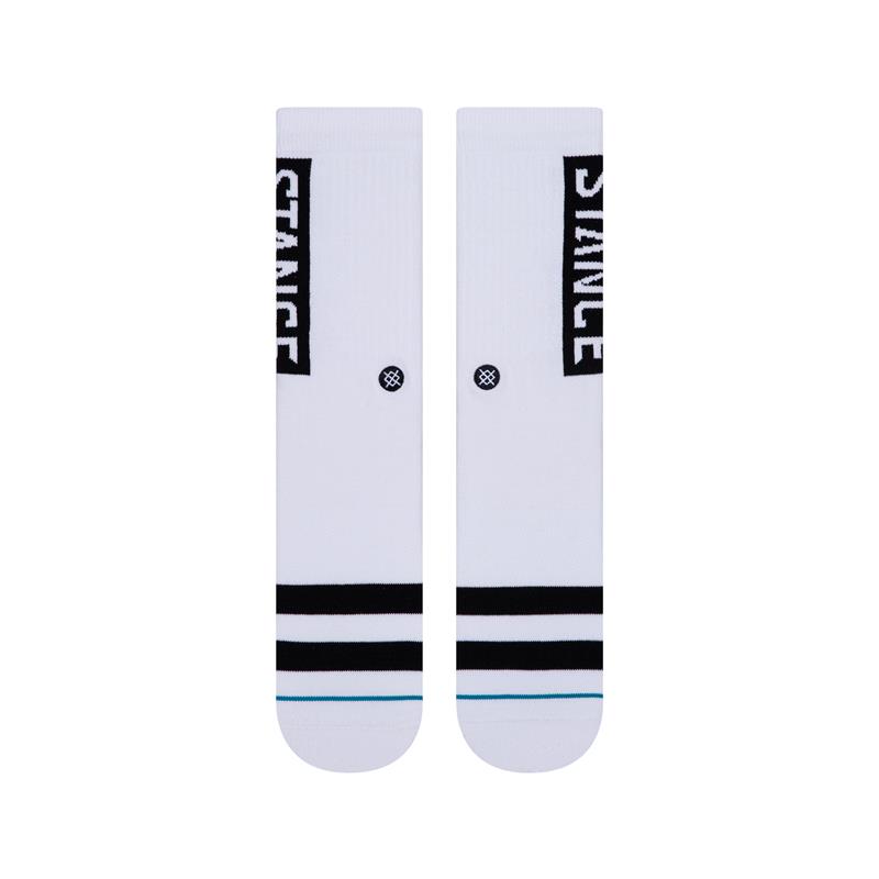 stance nogavice og crew white