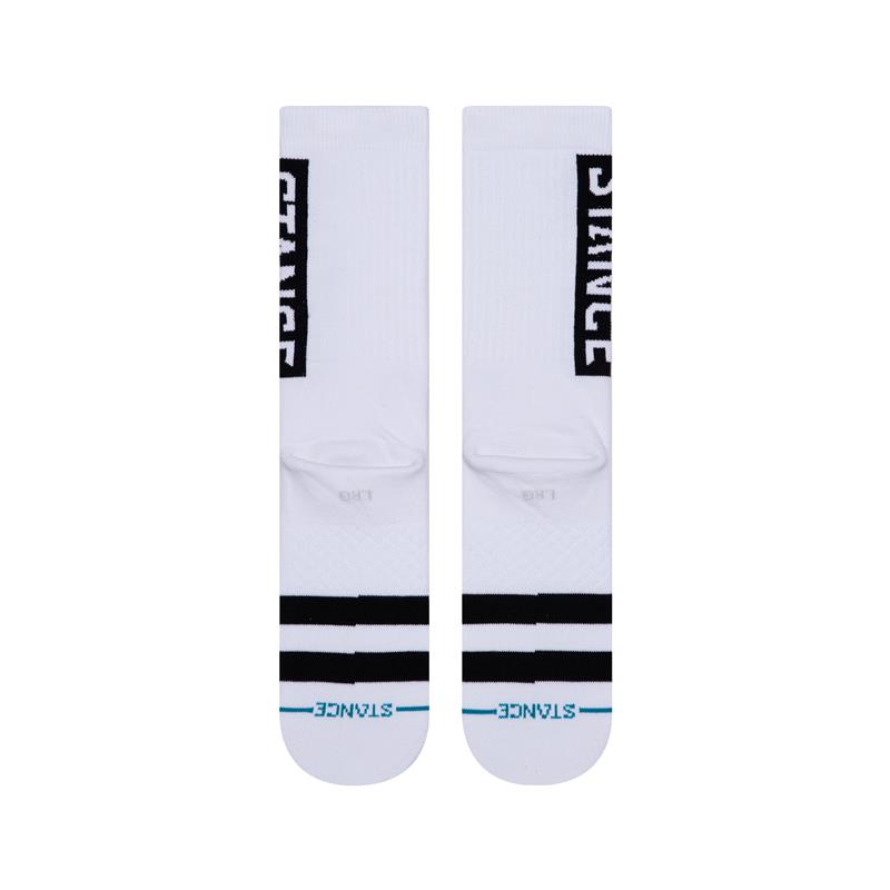 stance nogavice og crew white