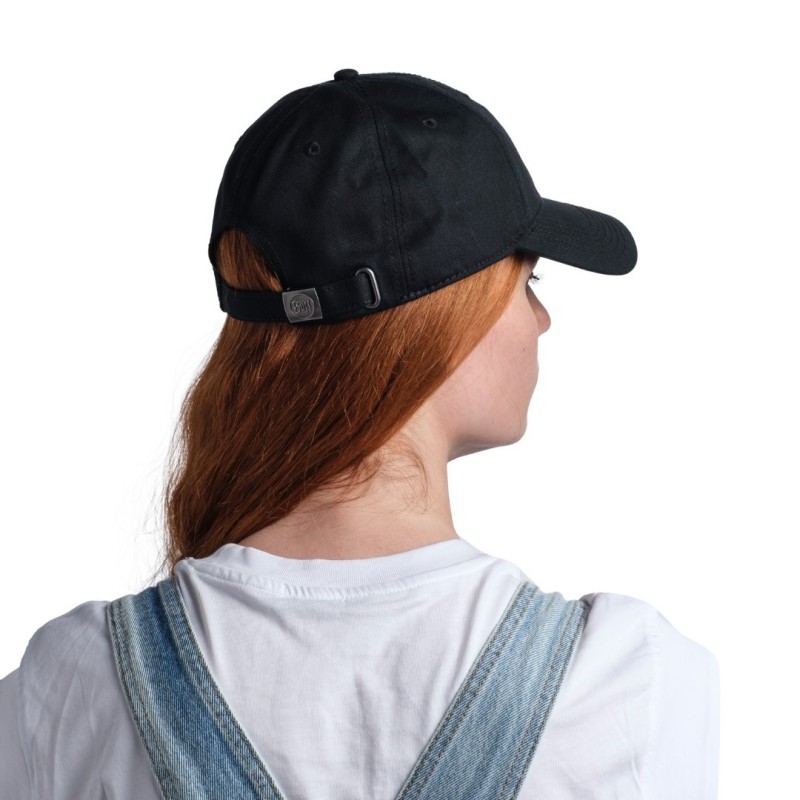 BUFF® KAPA S ŠILTOM BASEBALL CAP SOLID BLACK                                    