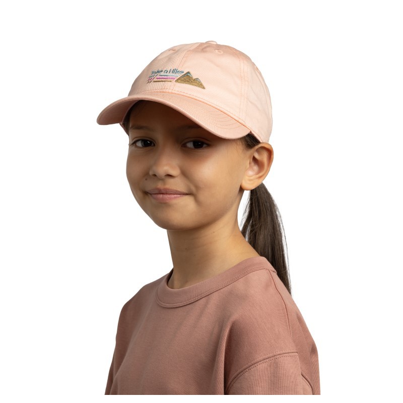 buff® otroška kapa s šiltom baseball cap solid pale pink