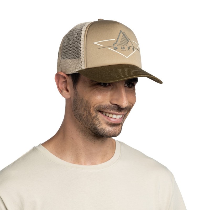 BUFF® TRUCKER KAPA S ŠILTOM BRAK KHAKI                            