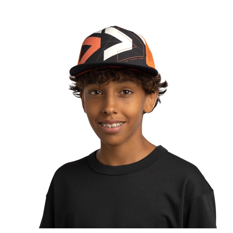 BUFF® OTROŠKA TRUCKER KAPA S ŠILTOM SKET BLACK