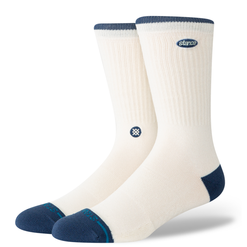 STANCE NOGAVICE BLURRED CREW CANVAS