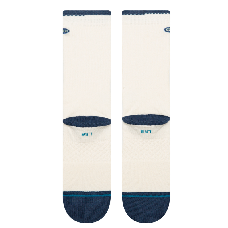 STANCE NOGAVICE BLURRED CREW CANVAS