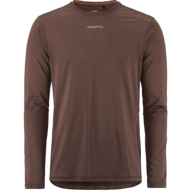CRAFT MOŠKA MAJICA Z DOLGIMI ROKAVI ADV ESSENCE LS TEE 2 TEMNO RJAVA PRUNE