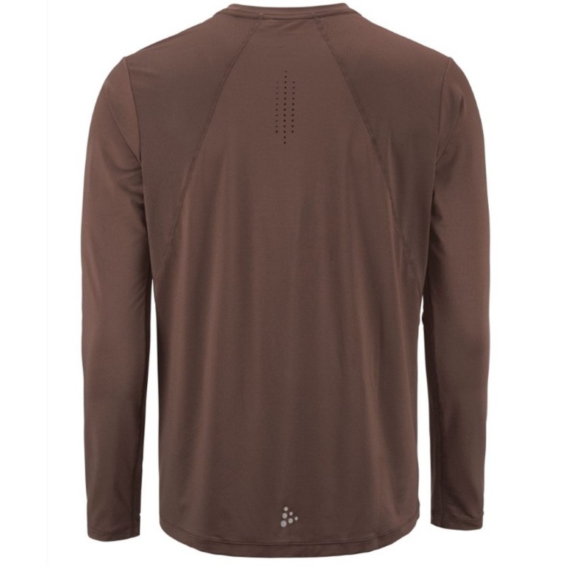 CRAFT MOŠKA MAJICA Z DOLGIMI ROKAVI ADV ESSENCE LS TEE 2 TEMNO RJAVA PRUNE