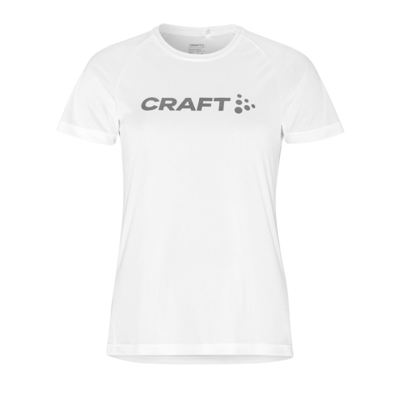 CRAFT ŽENSKA MAJICA S KRATKIMI ROKAVI CORE ESSENCE LOGO TEE BELA WHITE 