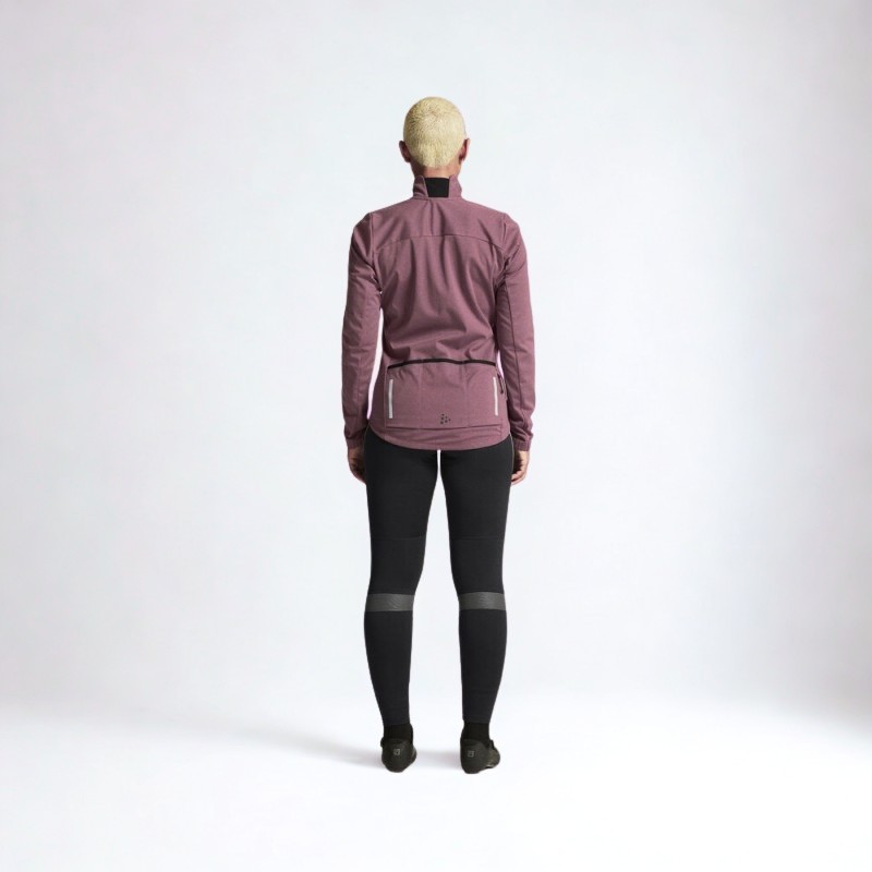 CRAFT ŽENSKA TOPLA VODOODPORNA KOLESARSKA JAKNA BIKE SUBZ JACKET 2 ROSE BROWN
