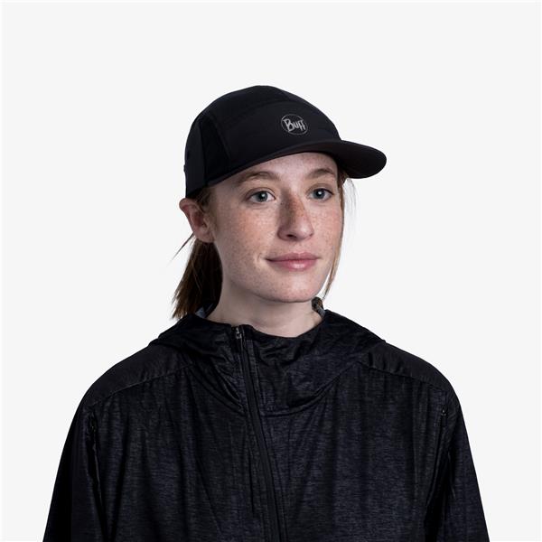 BUFF® ŠPORTNA KAPA 5 PANEL GO CAP SOLID BLACK               