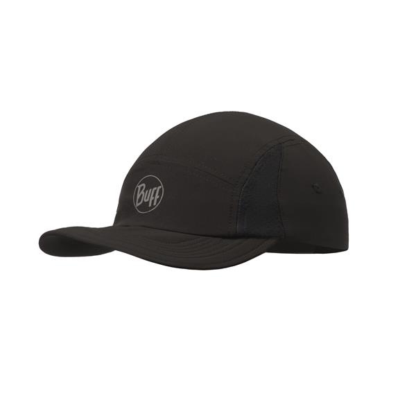 BUFF® ŠPORTNA KAPA 5 PANEL GO CAP SOLID BLACK               