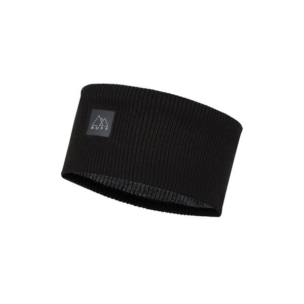 buff® pleten športni trak crossknit solid black