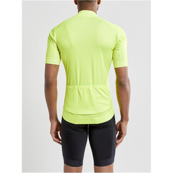 craft moška kolesarska majica s kratkimi rokavi essence rumena snap
