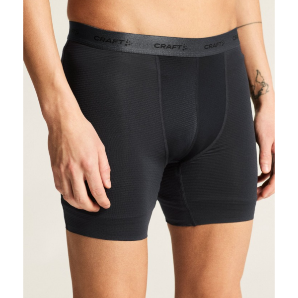 CRAFT MOŠKE TEHNIČNE MREŽASTE BOKSARICE PRO ACTIVE NANOWEIGHT 6-INCH BOXER ČRNA BLACK/BLACK