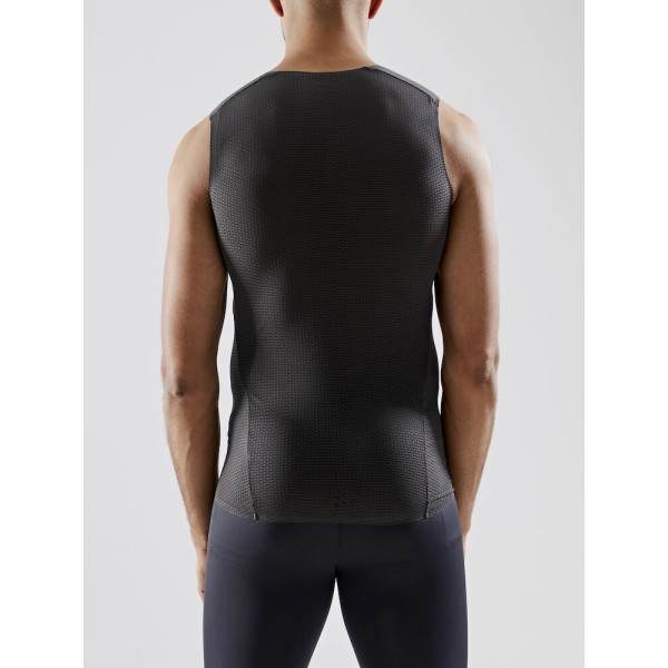 craft moška majica brez rokavov pro dry nanoweight black-aktivno perilo 