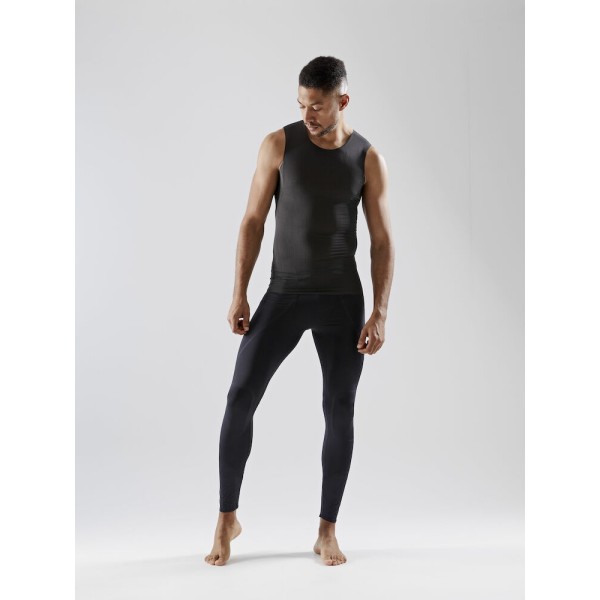 craft moška majica brez rokavov pro dry nanoweight black-aktivno perilo 