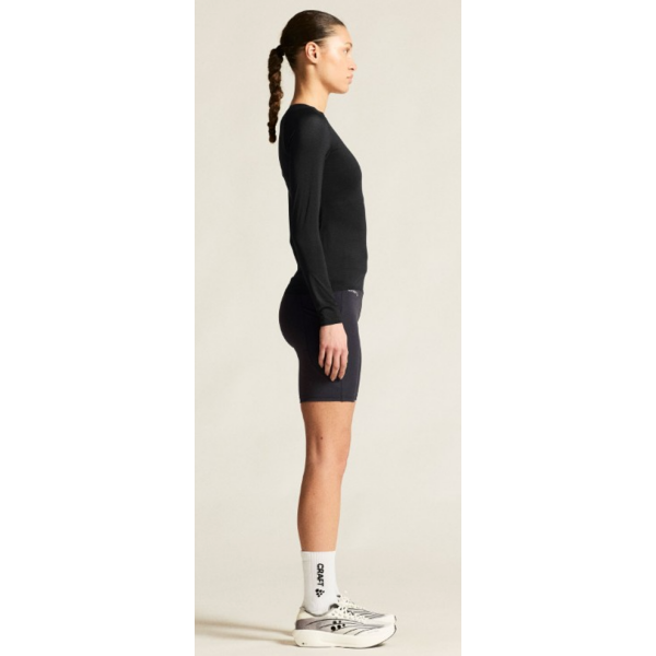 CRAFT ŽENSKA MREŽASTA MAJICA Z DOLGIMI ROKAVI PRO ACTIVE NANOWEIGHT LS ČRNA BLACK/BLACK - AKTIVNO PERILO