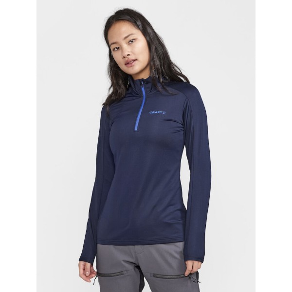 CRAFT ŽENSKI PULI CORE GAIN MIDLAYER TEMNO MODRA BLAZE