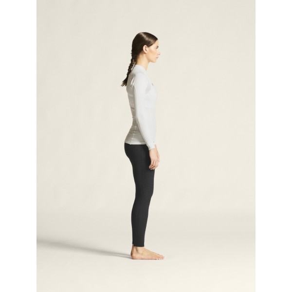 CRAFT ŽENSKA MAJICA Z DOLGIMI ROKAVI PRO ACTIVE EXTREME WHITE/BLAZE - AKTIVNO PERILO