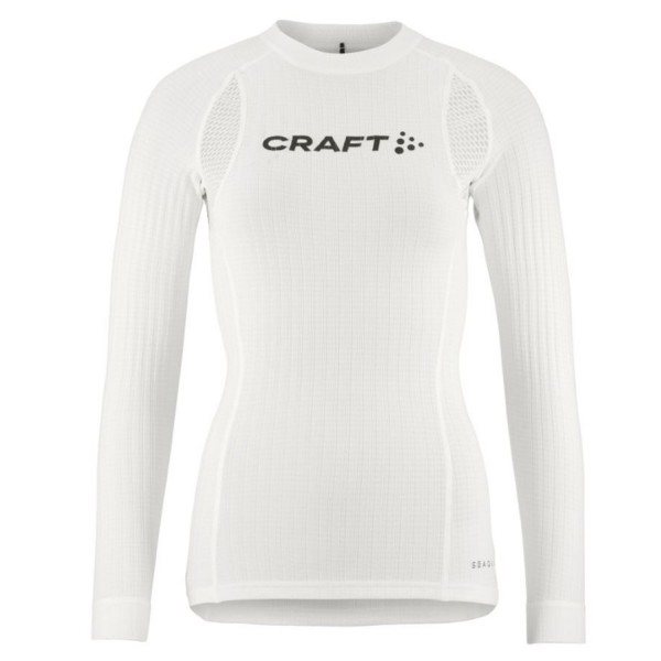 CRAFT ŽENSKA MAJICA Z DOLGIMI ROKAVI PRO ACTIVE EXTREME WHITE/BLAZE - AKTIVNO PERILO