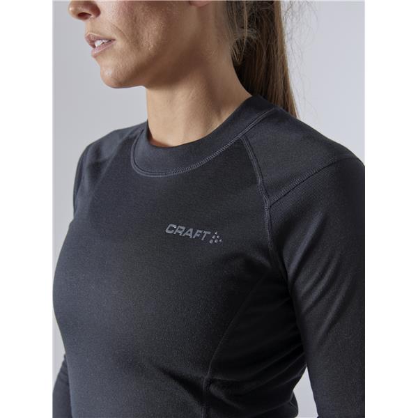 CRAFT ŽENSKI SET CORE WARM BASELAYER BLACK - AKTIVNO PERILO