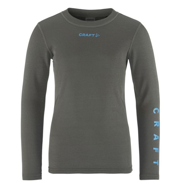 CRAFT OTROŠKI SET CORE WARM BASELAYER SET GRANITE/RAY -AKTIVNO PERILO 