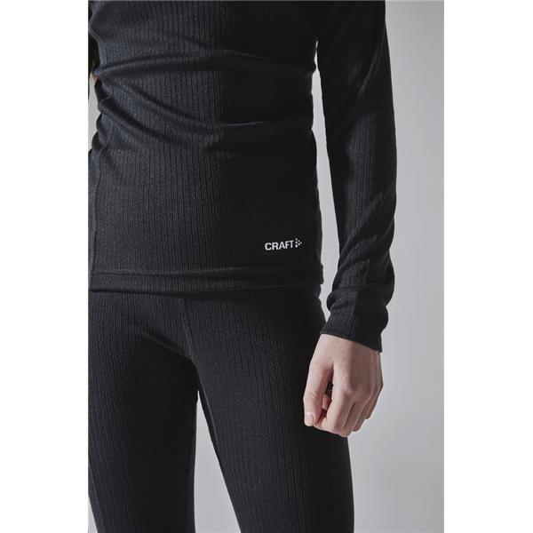 CRAFT OTROŠKI BASELAYER SET JR ČRNA BLACK-AKTIVNO PERILO 