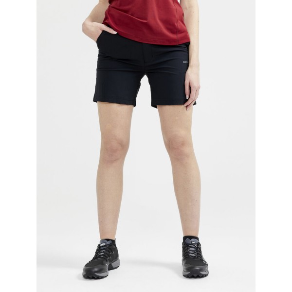 CRAFT ŽENSKE KRATKE POHODNE HLAČE ADV EXPLORE TECH SHORTS BLACK