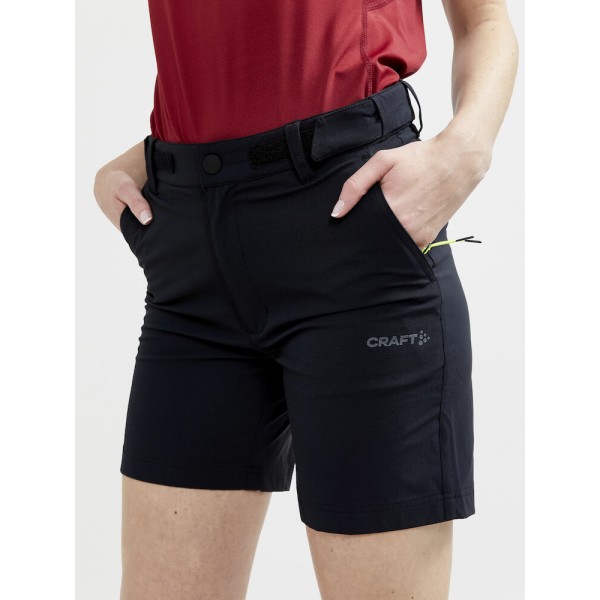 CRAFT ŽENSKE KRATKE POHODNE HLAČE ADV EXPLORE TECH SHORTS BLACK