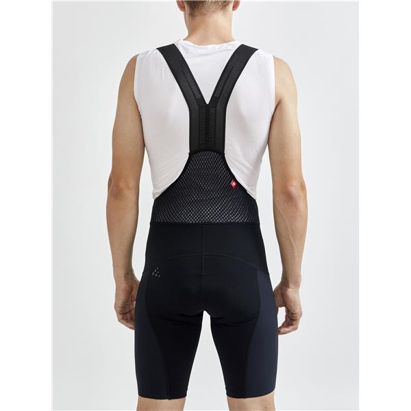 CRAFT MOŠKE KRATKE KOLESARSKE HLAČE Z NARAMNICAMI ADV AERO BIB SHORTS BLACK - C2